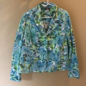 Floral blazer
